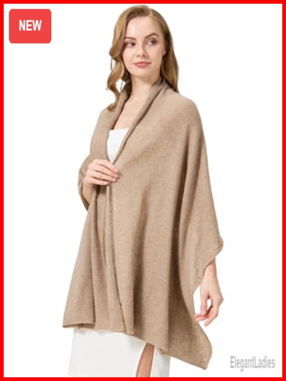 100% Cashmere Shawl Wrap Lightweight Travel Scarf All Seasons Gift